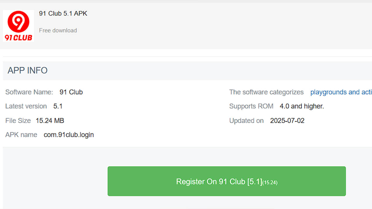 91 Club App Download