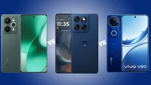 Motorola Edge 70 5G vs Realme 15 Pro 5G vs Google Pixel 6 Pro 5G vs Vivo V50 5G