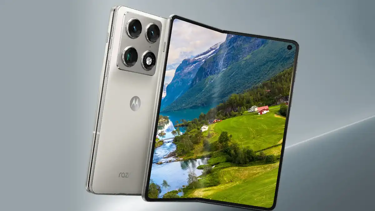 6000mAh बैटरी, AI फीचर्स और 50MP कैमरे के साथ लॉन्च हुआ Motorola का पहला फोल्डेबल स्माटफोन Motorola Razr Fold 1 Motorola Razr Fold