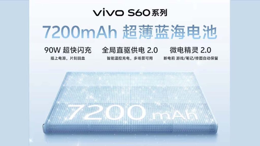 लॉन्च से पहले कंफर्म हुए Vivo S60 Series के फीचर्स, 7200mAh बैटरी और OLED डिस्प्ले के साथ इस दिन होगा लॉन्च 2 Vivo S60 Series