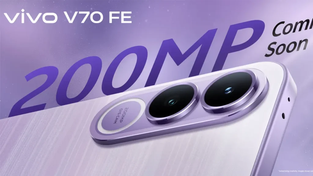 Vivo के 200 मेगापिक्सल कैमरा वाले स्मार्टफोन कौन से है? जाने कीमत और फीचर्स 3 Vivo V70 FE 5G