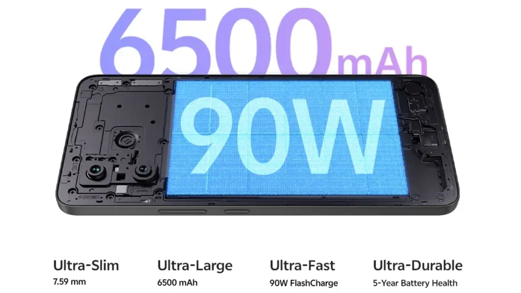 6500mAh बैटरी, 32MP Selfie कैमरे वाला नया Vivo 5G स्मार्टफोन हुआ लॉन्च, पानी में भी चलेगा काफी स्मूद Vivo V70 Lite 5G फोन 4 Vivo V70 Lite 5G