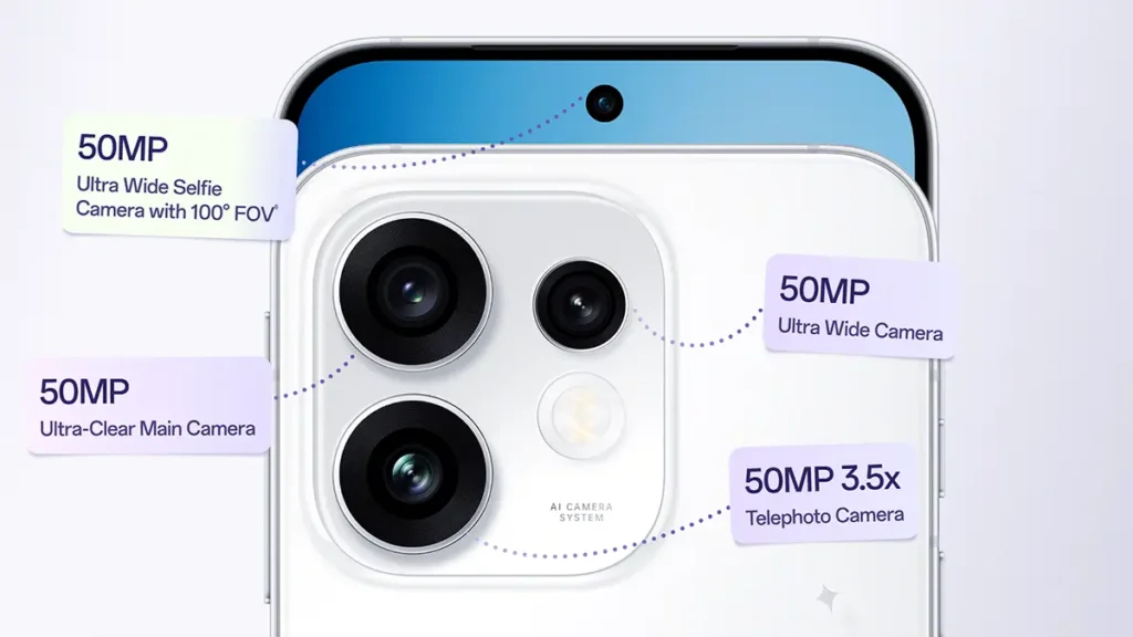 OPPO Reno 16 5G फोन 6700mAh बैटरी, 12GB RAM और 50MP Selfie कैमरे के साथ इंडिया में लॉन्च 2 OPPO Reno 16 5G