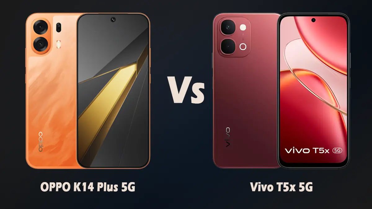 OPPO K14 Plus 5G Vs Vivo T5x 5G